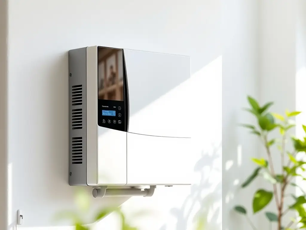 An image of a UTL Solar inverter, highlighting its advanced features and robust design.